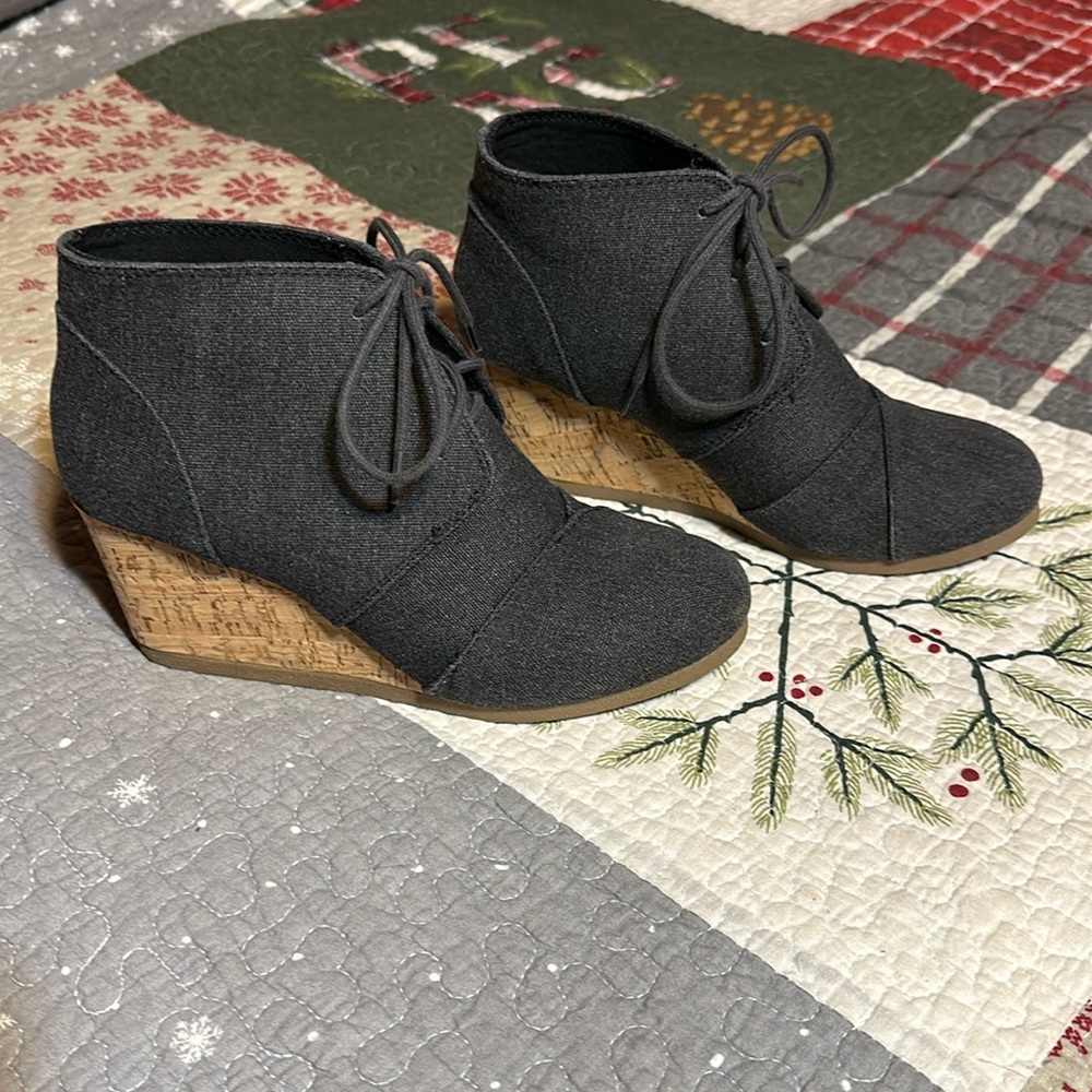 Wedge Shoes Lace-up